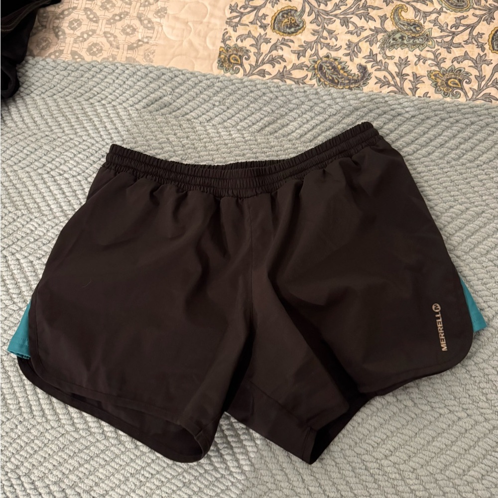Merrill Black Athletic Shorts